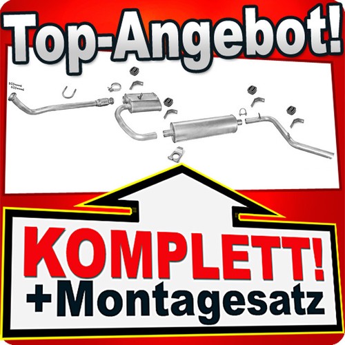 Auspuff für mercedes 207 - für, t1