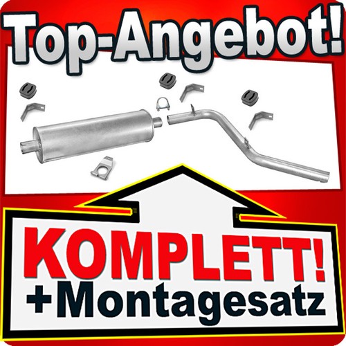 Auspuff für mercedes 207 208 - mercedes,
