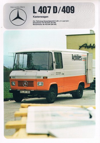 Prospekt datenblatt mercedes - prospekt,